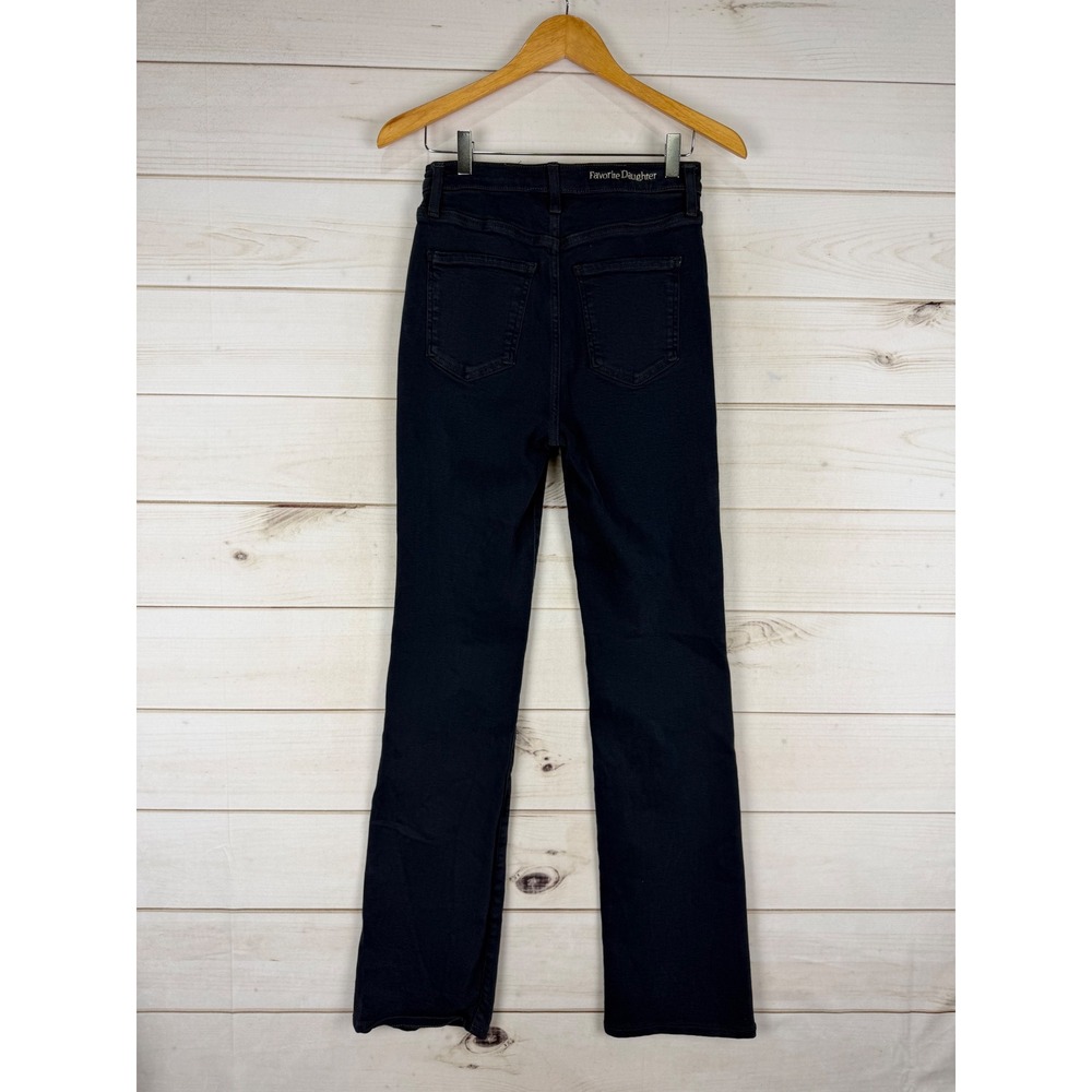 Favorite Daughter Jeans 28 Blue The Valentina Boot Super High Rise Mini Bootcut - Picture 2 of 12